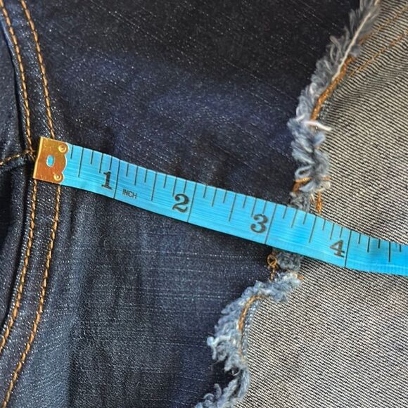 Harry Potter Denim Jean Shorts with Patches Dark Wash Plus Size 14 - Picture 5 of 12